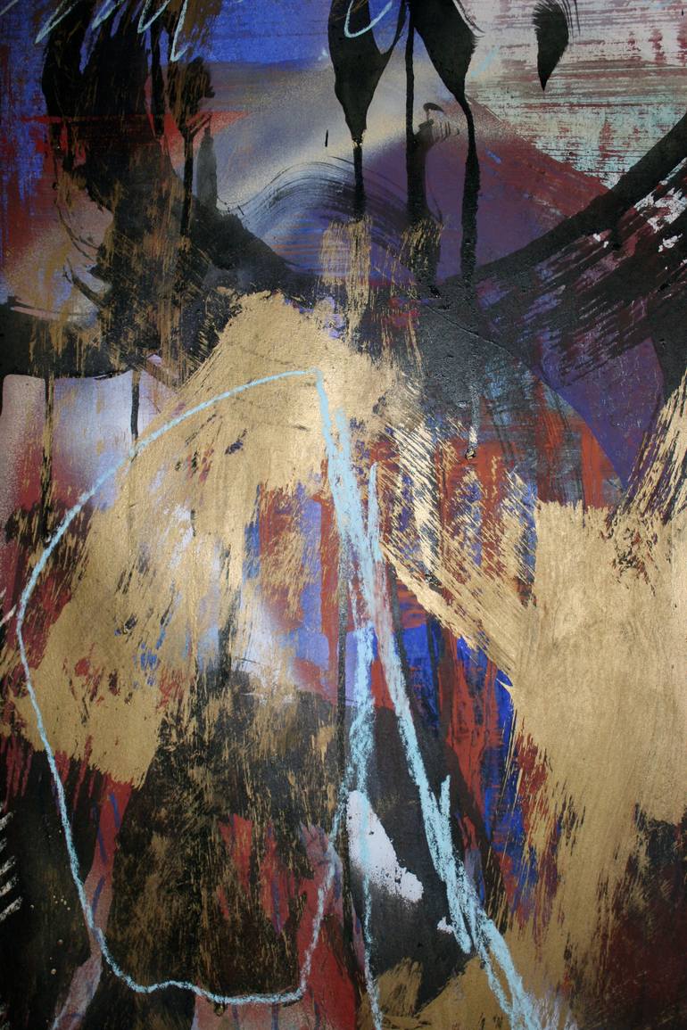 Original Abstract Expressionism Abstract Painting by Marijah Bac Cam