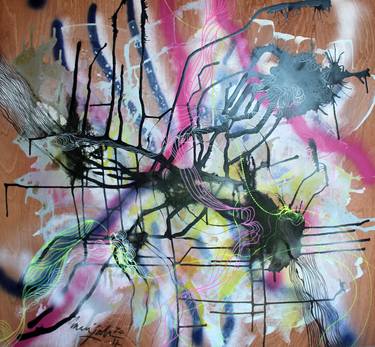 Original Abstract Graffiti Drawings by Marijah Bac Cam