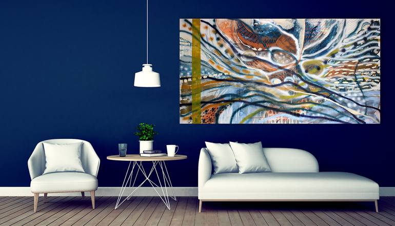 Original Abstract Nature Painting by Marijah Bac Cam