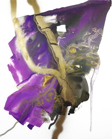 Alcohol Ink & Paint No. 1 Canvas Print by Melanie Viola