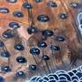 Closeup details on 'Organic Patterns Study 1'.