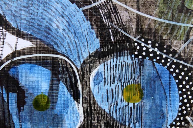 Original Abstract Graffiti Drawing by Marijah Bac Cam