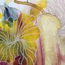 Closeup details on 'Sneak Peek In My Nose When I Sniff A Yellow Iris'.