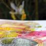Closeup details on 'Sneak Peek In My Nose When I Sniff A Yellow Iris'.