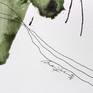 Close-up on the right side of the diptych 'Precious Mother Earth Diptych I'.