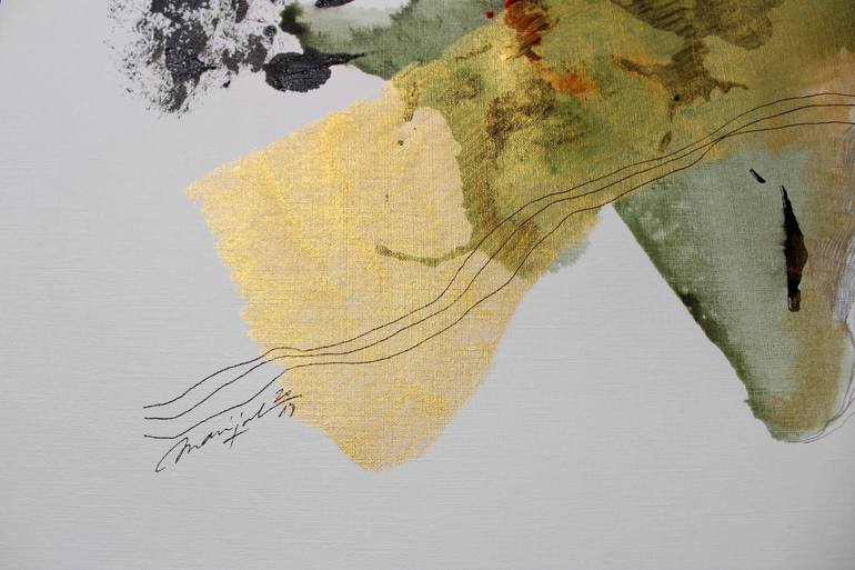 Original Abstract Nature Drawing by Marijah Bac Cam