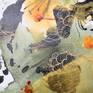 Close-up on the left side of the diptych 'Precious Mother Earth Diptych I'.