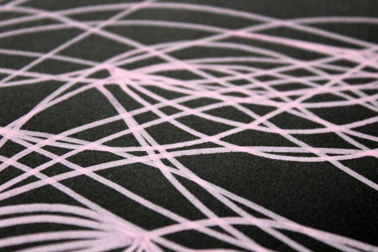 Original Art Deco Abstract Drawing by Marijah Bac Cam