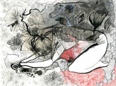 Print of Women Drawings by Marijah Bac Cam