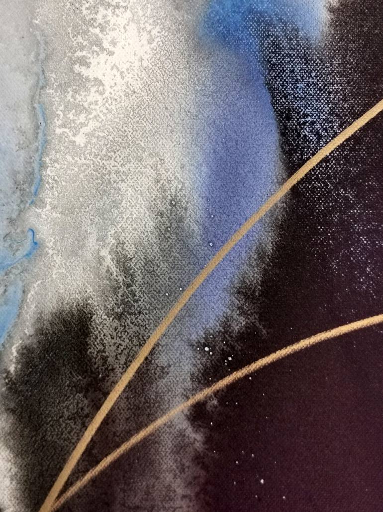 Original Art Deco Abstract Painting by Marijah Bac Cam
