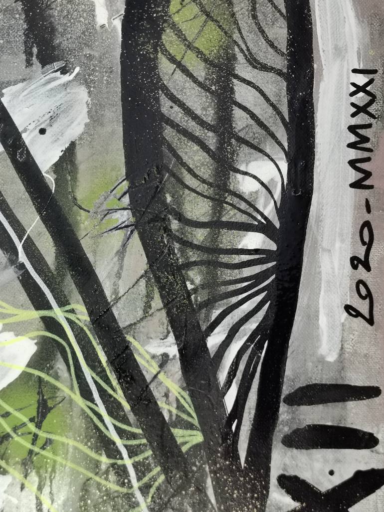 Original Abstract Expressionism Abstract Painting by Marijah Bac Cam