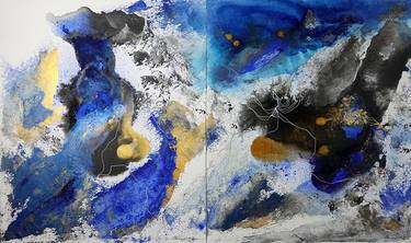 Original Abstract Expressionism Abstract Paintings by Marijah Bac Cam