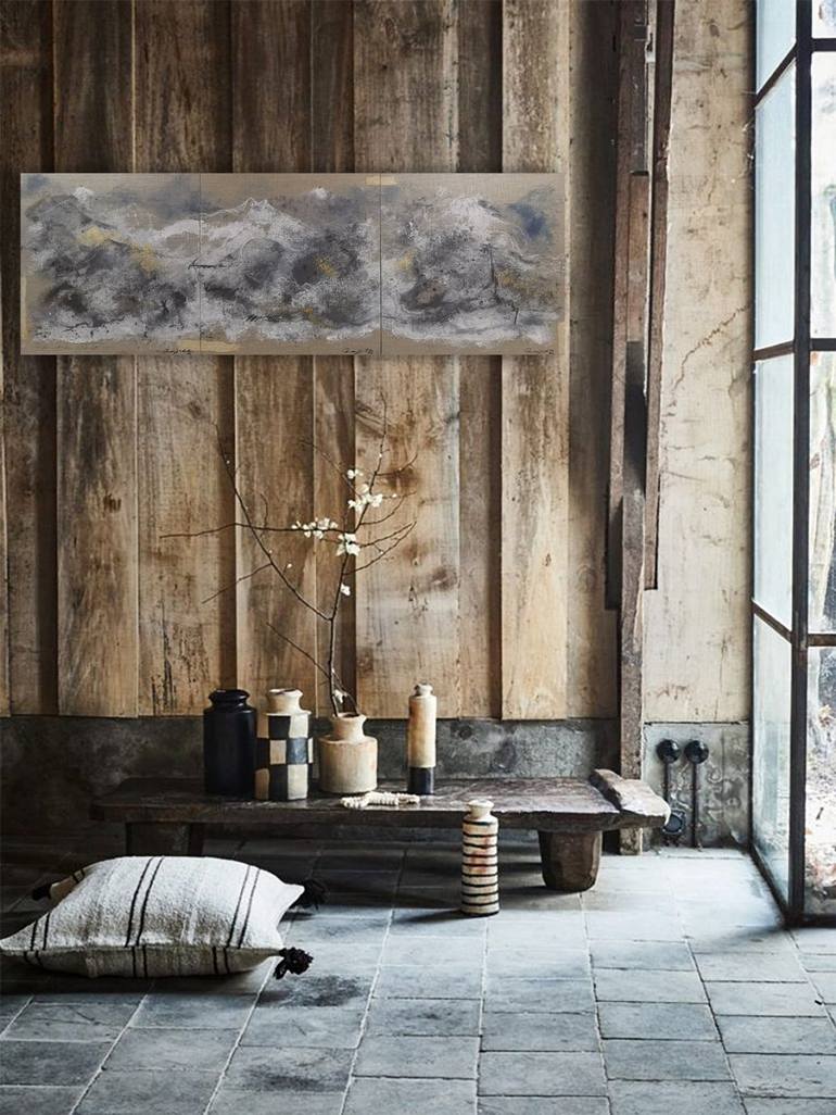 Original Abstract Landscape Paintings by Marijah Bac Cam
