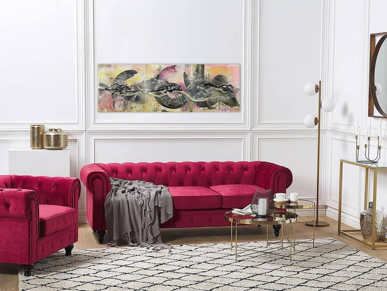 Original Abstract Expressionism Abstract Painting by Marijah Bac Cam