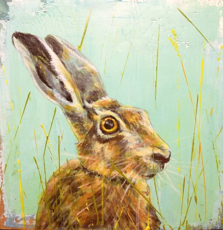 Hare IV Painting by steven ferguson | Saatchi Art