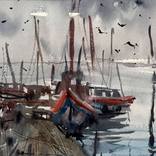 Fishing Boats II by Sijimon Siddique