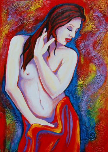 Original Expressionism Nude Paintings by Claudia Johns