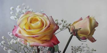 Original Figurative Floral Paintings by Carlos Bruscianelli