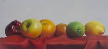 Original Photorealism Still Life Painting by Carlos Bruscianelli