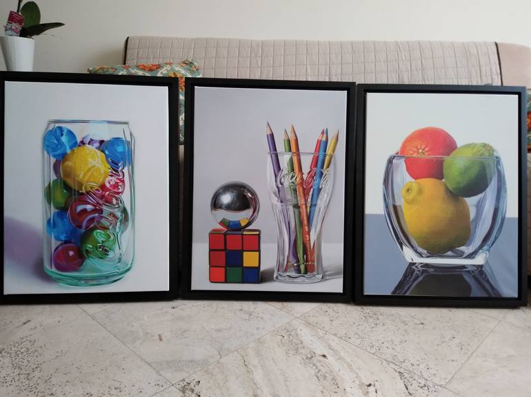 Original Still Life Printmaking by Carlos Bruscianelli