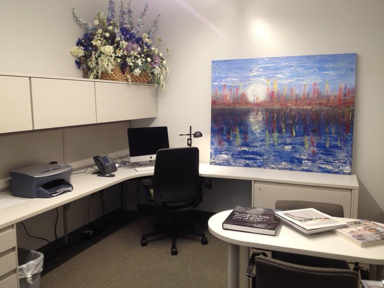 Original Abstract Expressionism Abstract Painting by Benjamin Romney