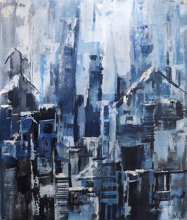 Print of Abstract Expressionism Architecture Paintings by Ramesh A R