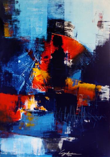 Original Expressionism Abstract Paintings by Joe Sidharta