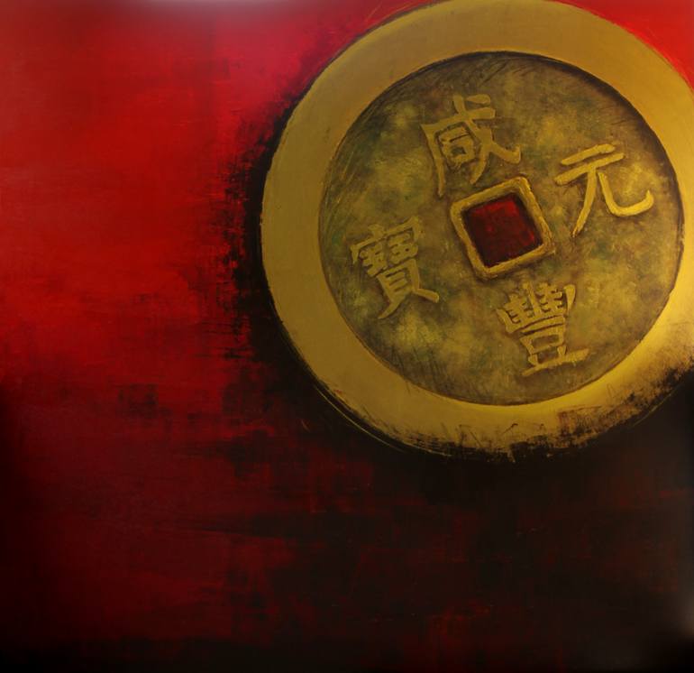 Original Abstract Still Life Painting by Joe Sidharta