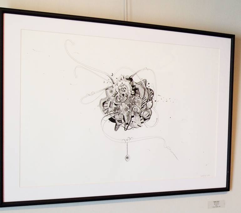 Original Illustration Abstract Drawing by Karma Sirikogar