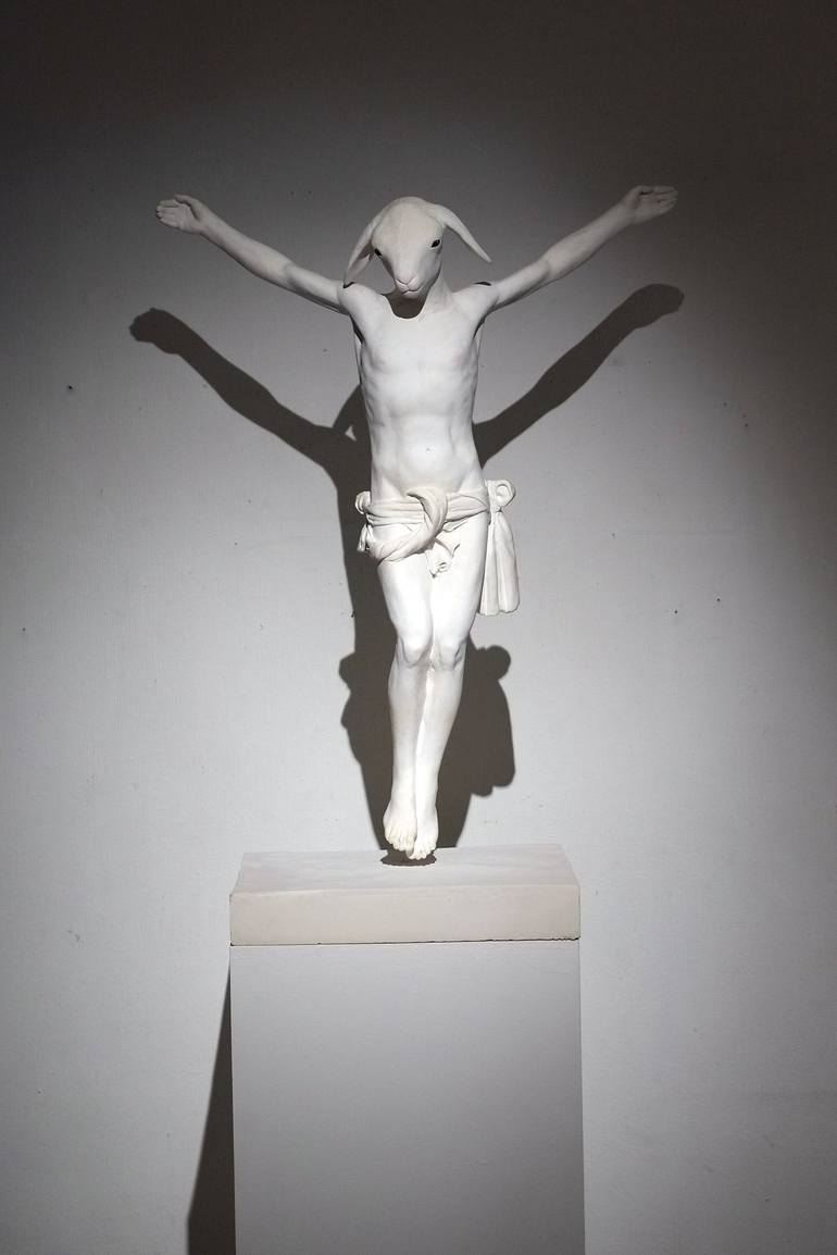 Original Surrealism Religion Sculpture by Jacques de Oliveira Cezar