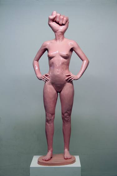 Original Pop Art Women Sculpture by Jacques de Oliveira Cezar