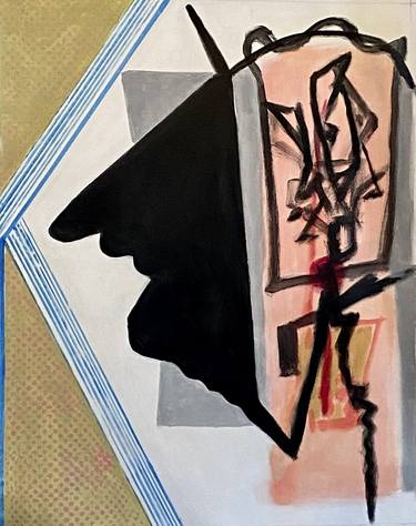 Original Conceptual Abstract Painting by Bill Sortino