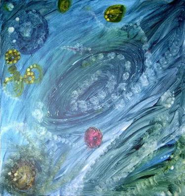 Print of Outer Space Paintings by Smeetha Bhoumik