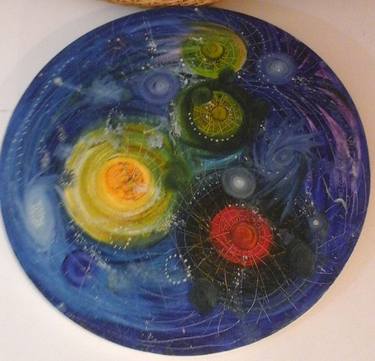 Print of Expressionism Outer Space Paintings by Smeetha Bhoumik