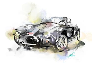 Print of Automobile Paintings by Sandeepa Vithanage