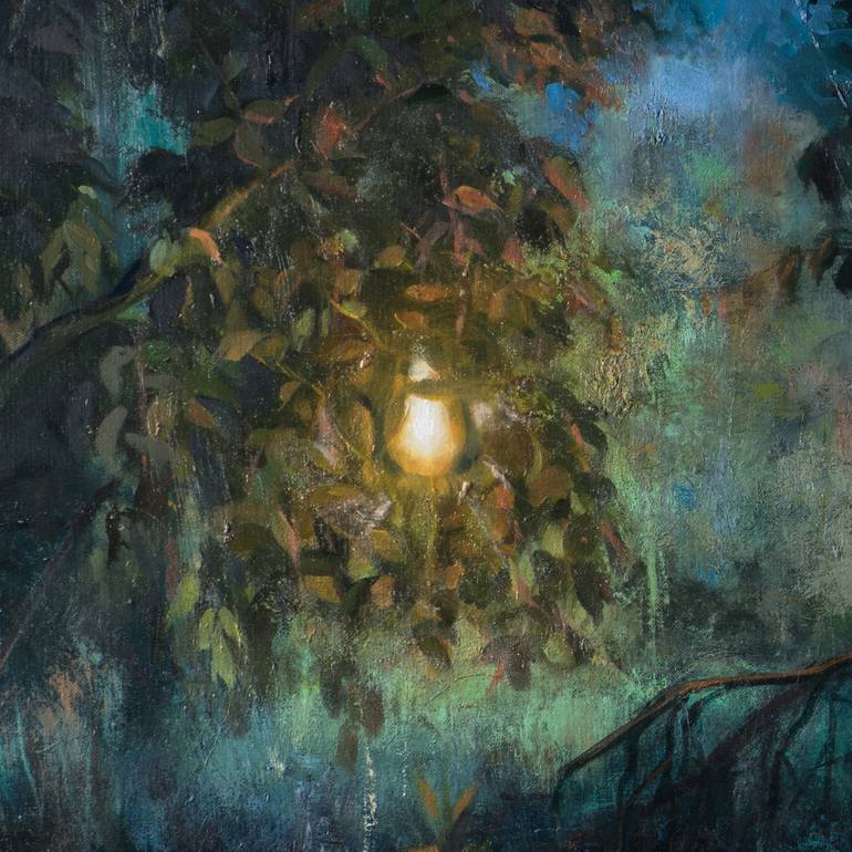 Original Impressionism Nature Painting by Roeland Kneepkens