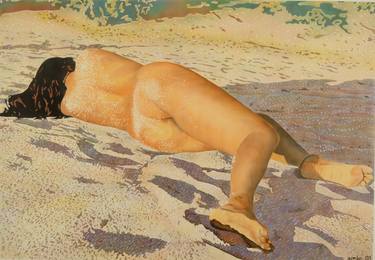 Print of Nude Paintings by Konstantinos Botas