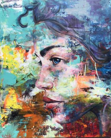 Original Expressionism Portrait Paintings by Dejan Bozinovski