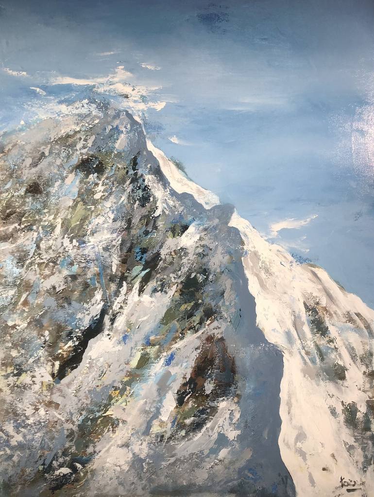 Mountain Painting by Dejan Bozinovski | Saatchi Art