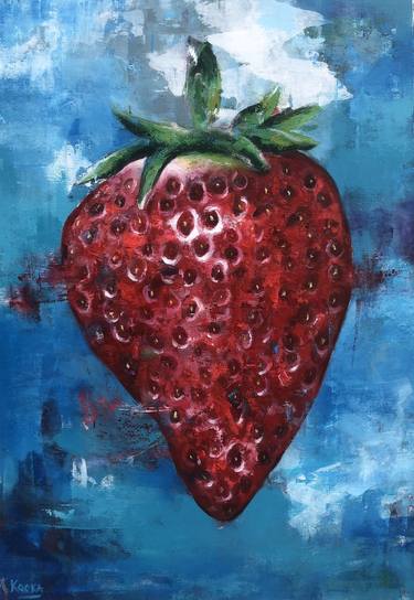 Original Figurative Food & Drink Paintings by Dejan Bozinovski