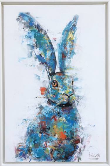 Original Abstract Expressionism Animal Painting by Dejan Bozinovski
