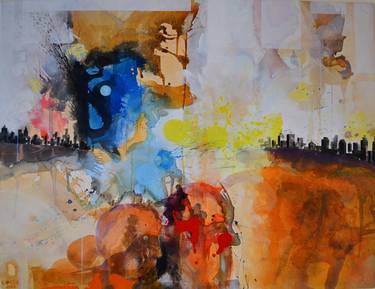 Print of Abstract Expressionism Abstract Paintings by Dejan Bozinovski