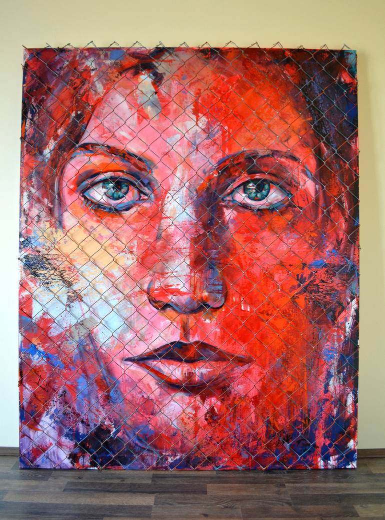 Original Portrait Painting by Dejan Bozinovski