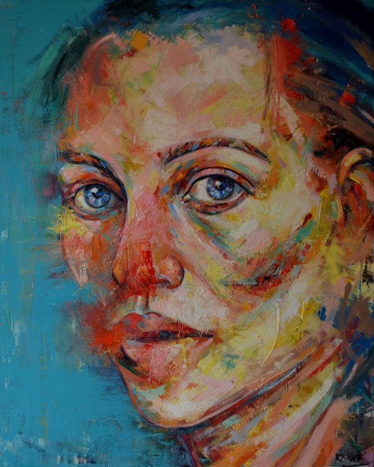 Portrait 2 Painting by Dejan Bozinovski | Saatchi Art