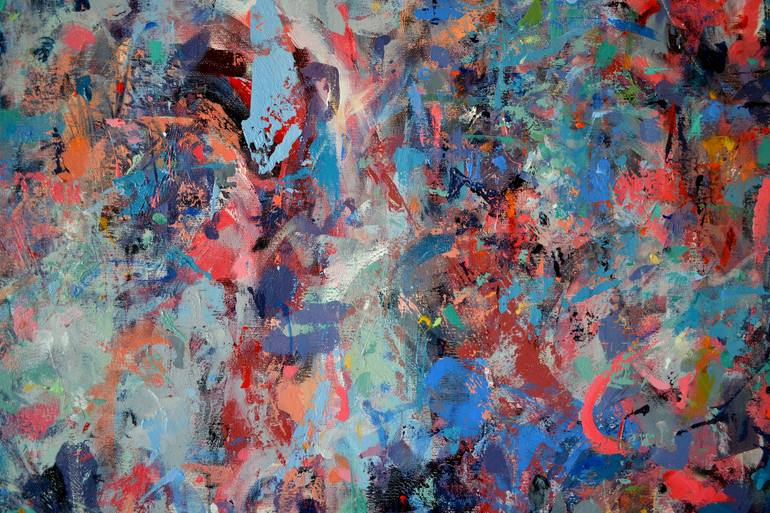 Original Abstract Portrait Painting by Dejan Bozinovski