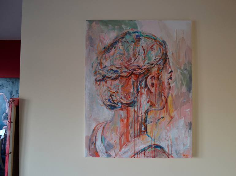 Original Portraiture Portrait Painting by Dejan Bozinovski