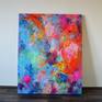 oil on canvas , summer inspiration , abstract painting , modern , contemporary