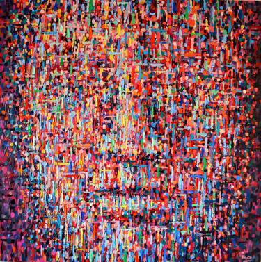 Print of Abstract Portrait Paintings by Dejan Bozinovski