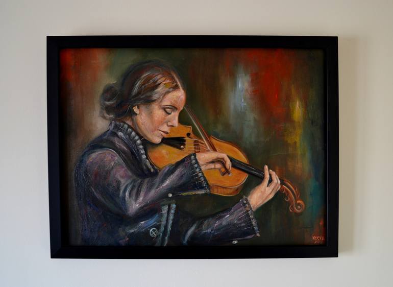 Original Portrait Painting by Dejan Bozinovski