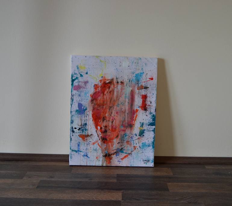 Original Portraiture Abstract Painting by Dejan Bozinovski